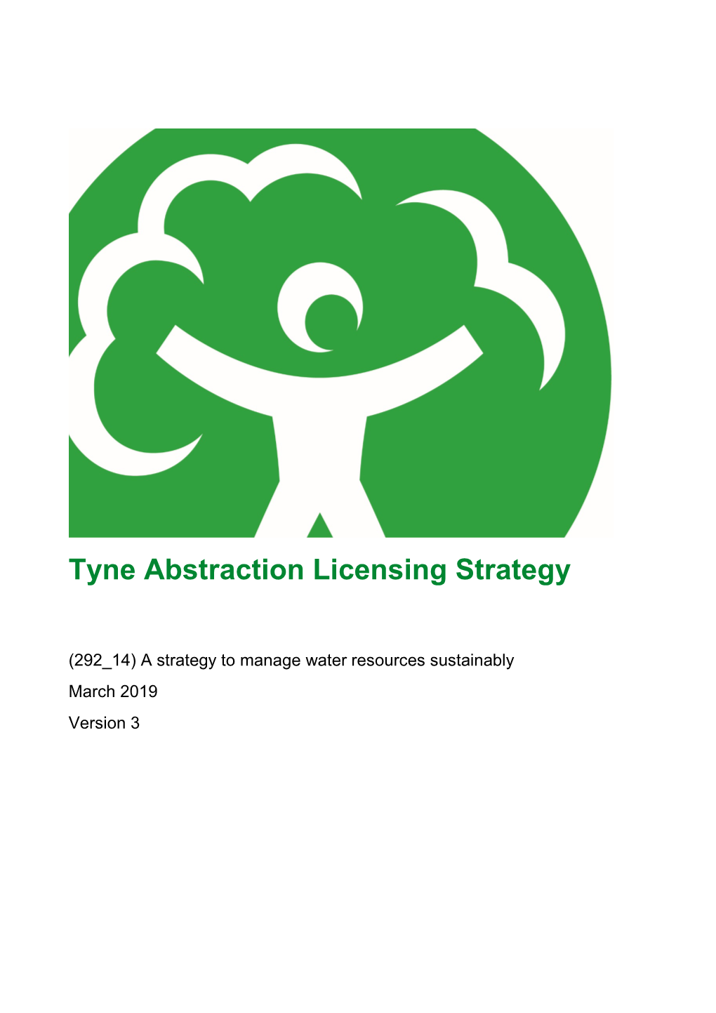 Tyne Abstraction Licensing Strategy