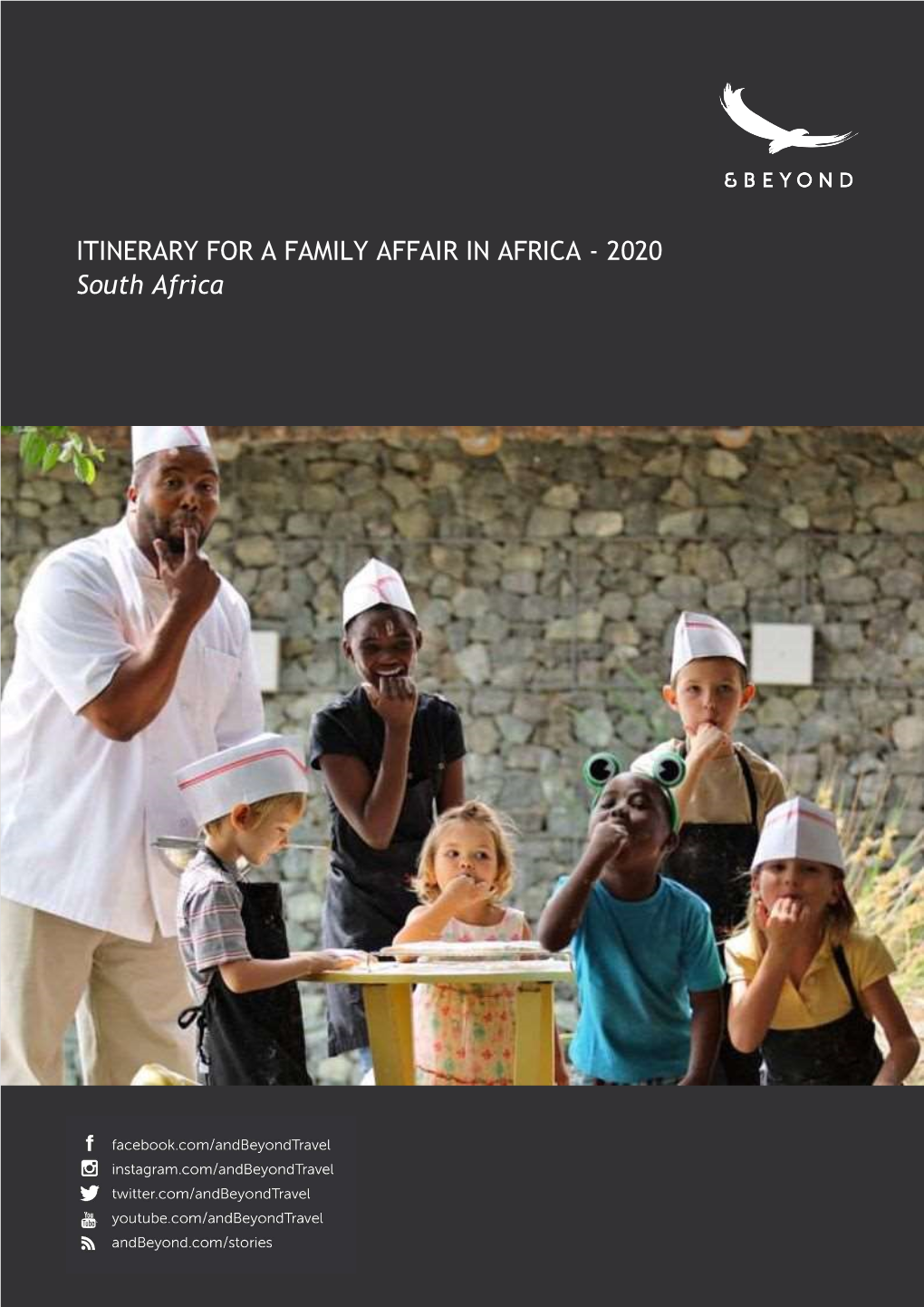 ITINERARY for a FAMILY AFFAIR in AFRICA - 2020 South Africa