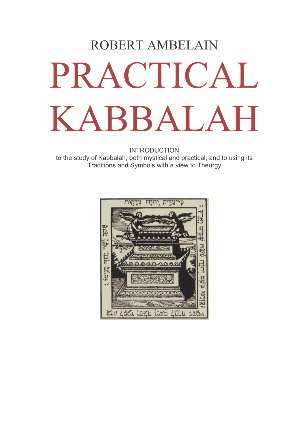 Practical Kabbalah