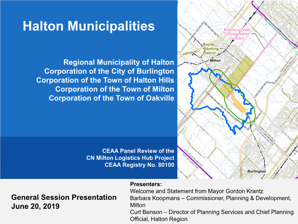 Halton Municipalities