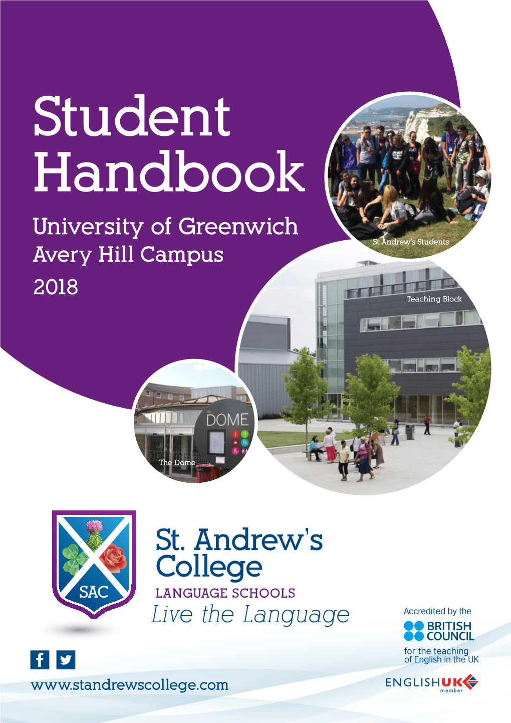 Student Handbook University of Greenwich St Andrew's Students Avery Hill Campus 2018 Teaching Block