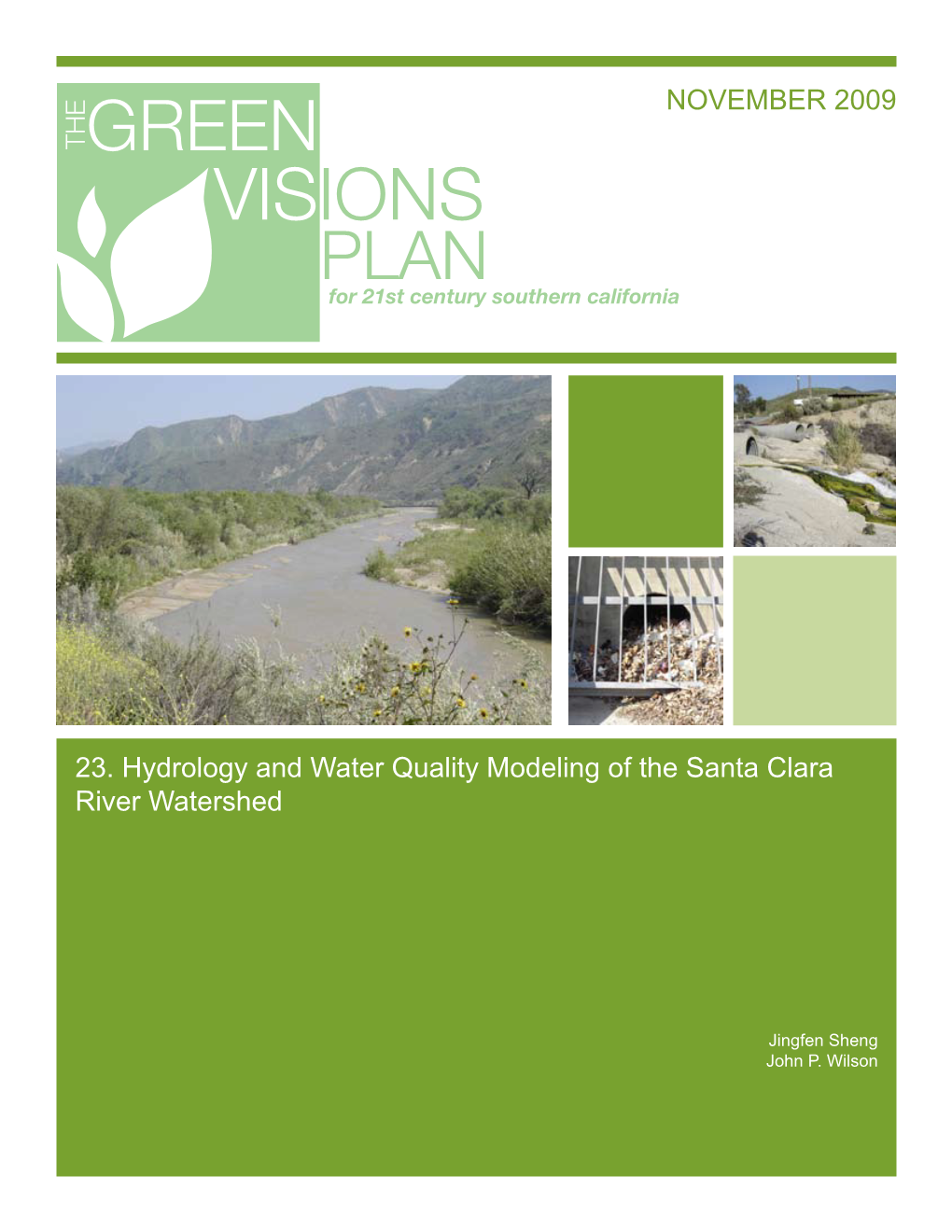 23. Hydrology and Water Quality Modeling of the Santa Clara River Watershed