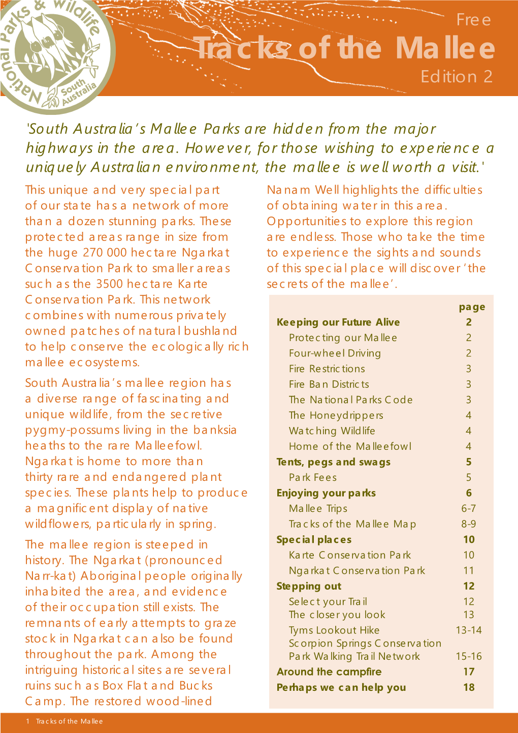 Tracks of the Malleefree Tracks of the Mallee Edition 2