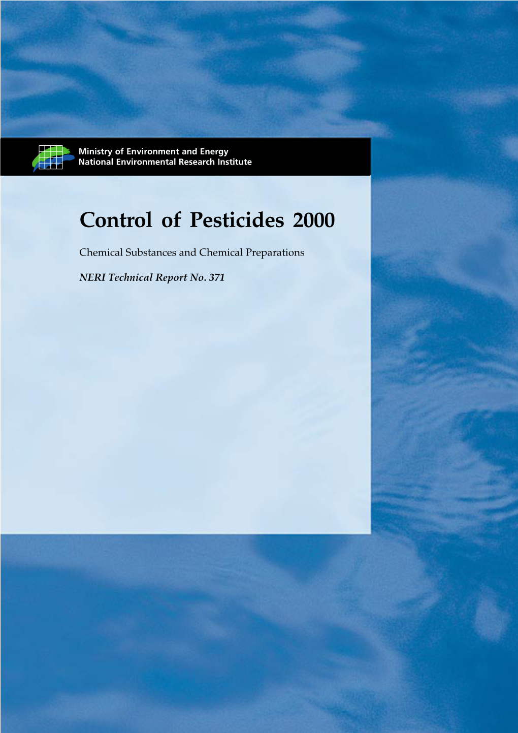 Control of Pesticides 2000