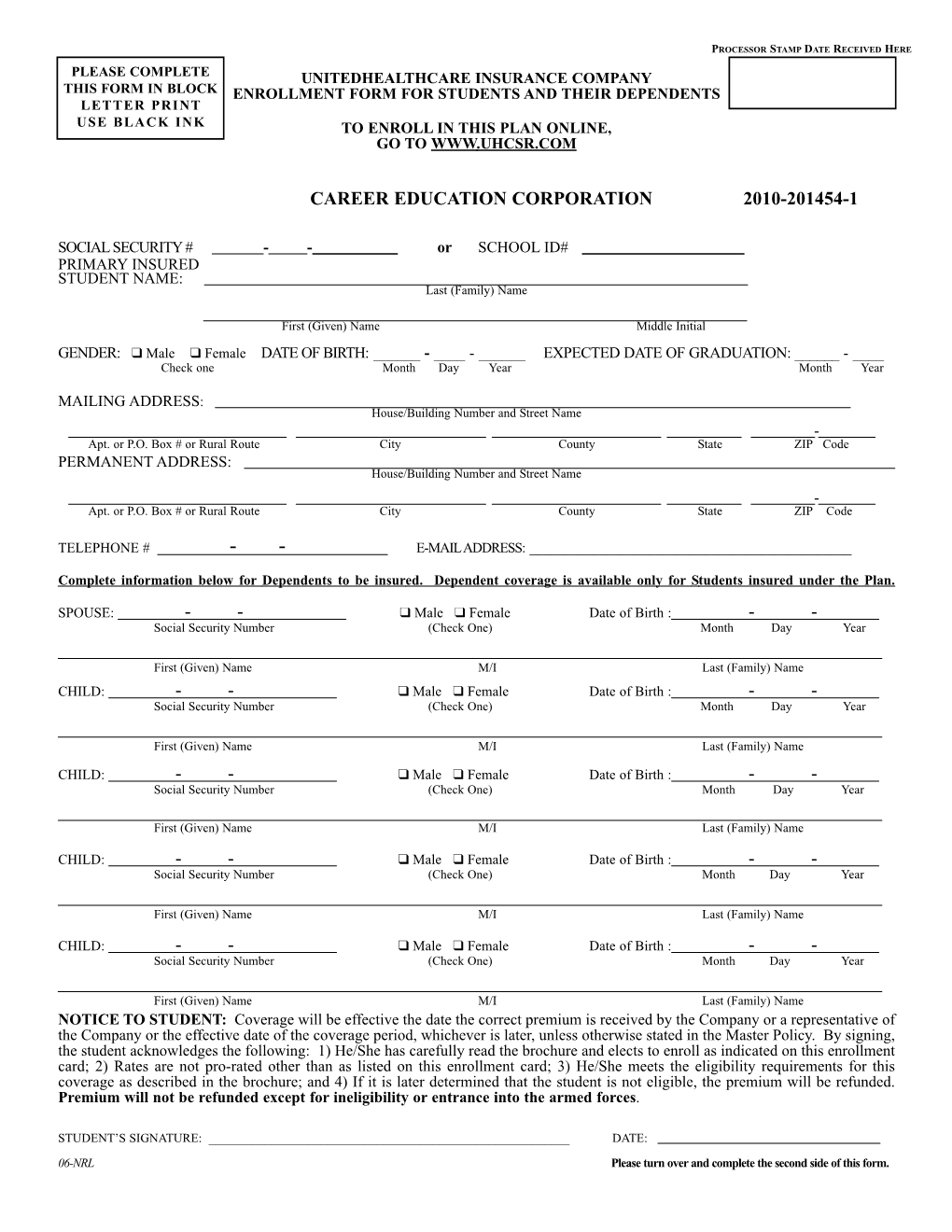 2010-201454-1-Enrollment Form-V2.Qxp