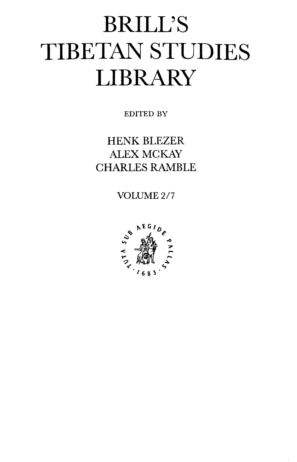 Brill's Tibetan Studies Library