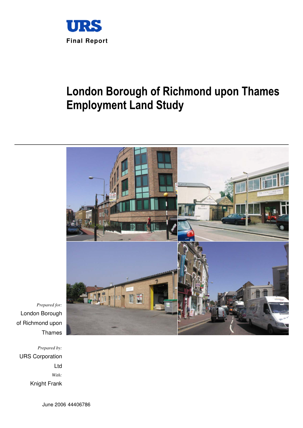 London Borough of Richmond Upon Thames Employment Land Study