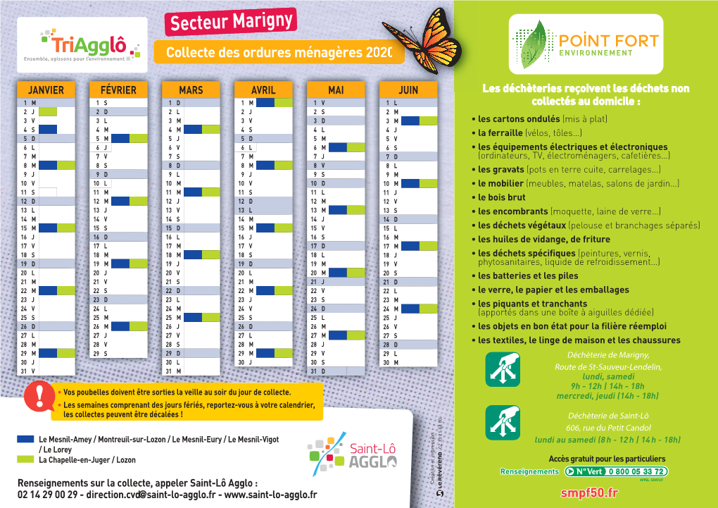 Secteur Marigny Collecte Des Ordures Ménagères 2020