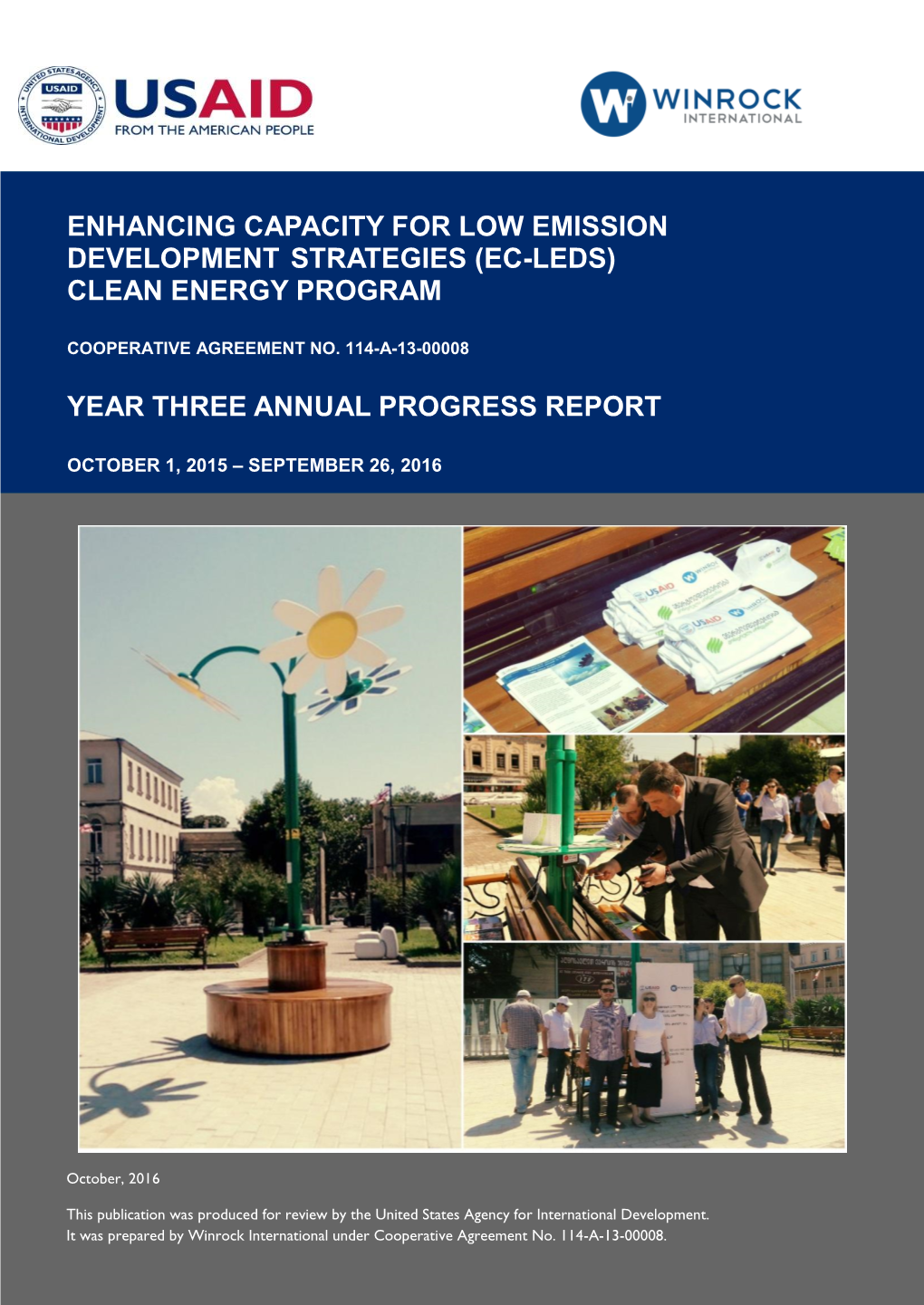 Enhancing Capacity for Low Emission Development Strategies (Ec-Leds)