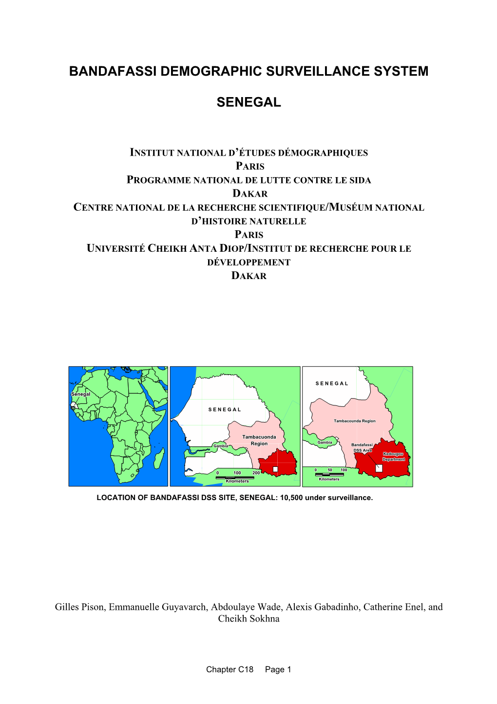 INDEPTH Monograph Site Chapter Instructions