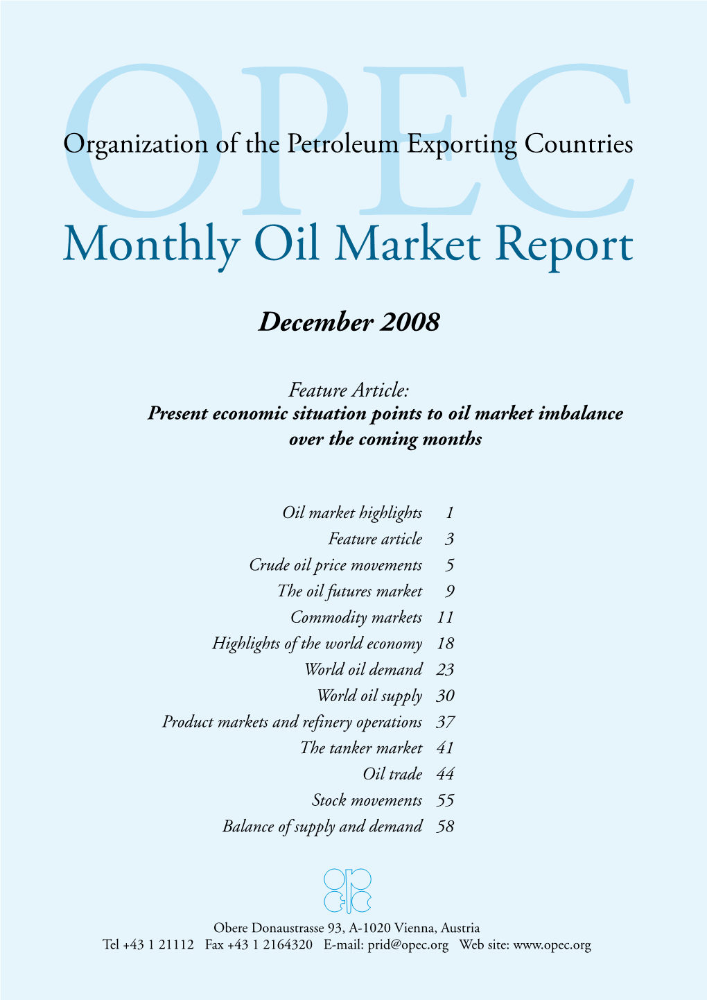 Monthly Oil Market Report