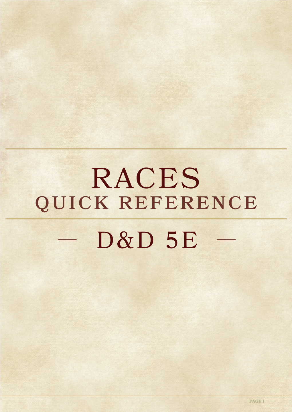 Races Reference.Pdf