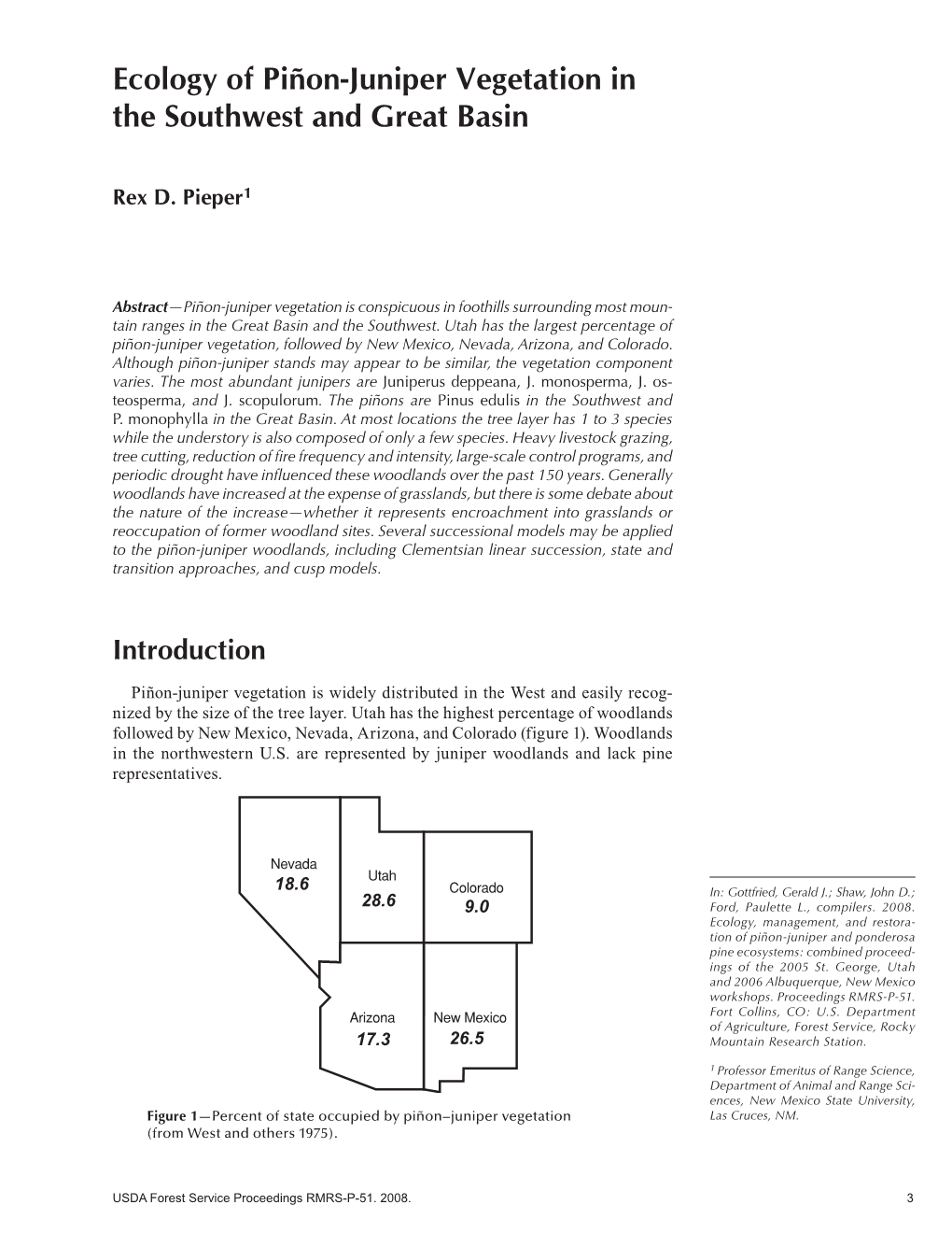 Ecology, Management, and Restoration