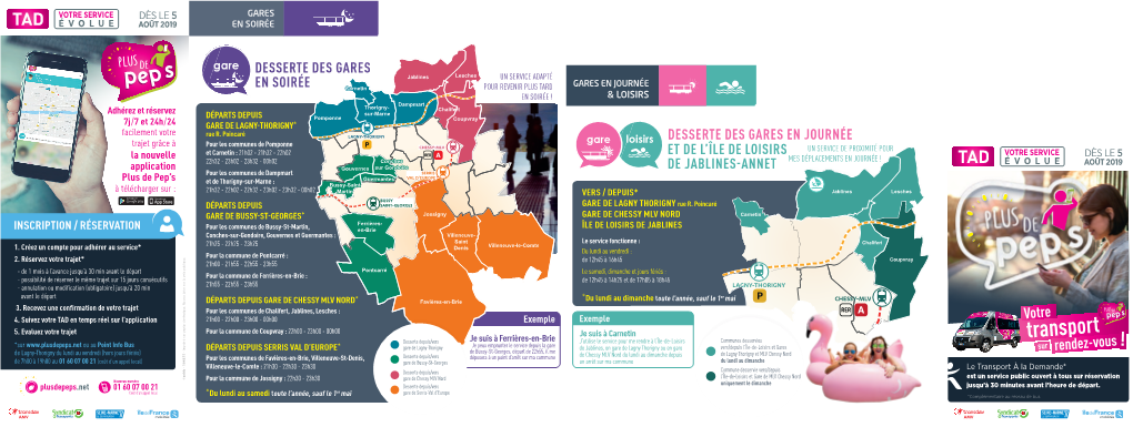 Transport Àlademande* *Complémentaire Auréseau De Bus ÉVOLUE VOTRE SERVICE