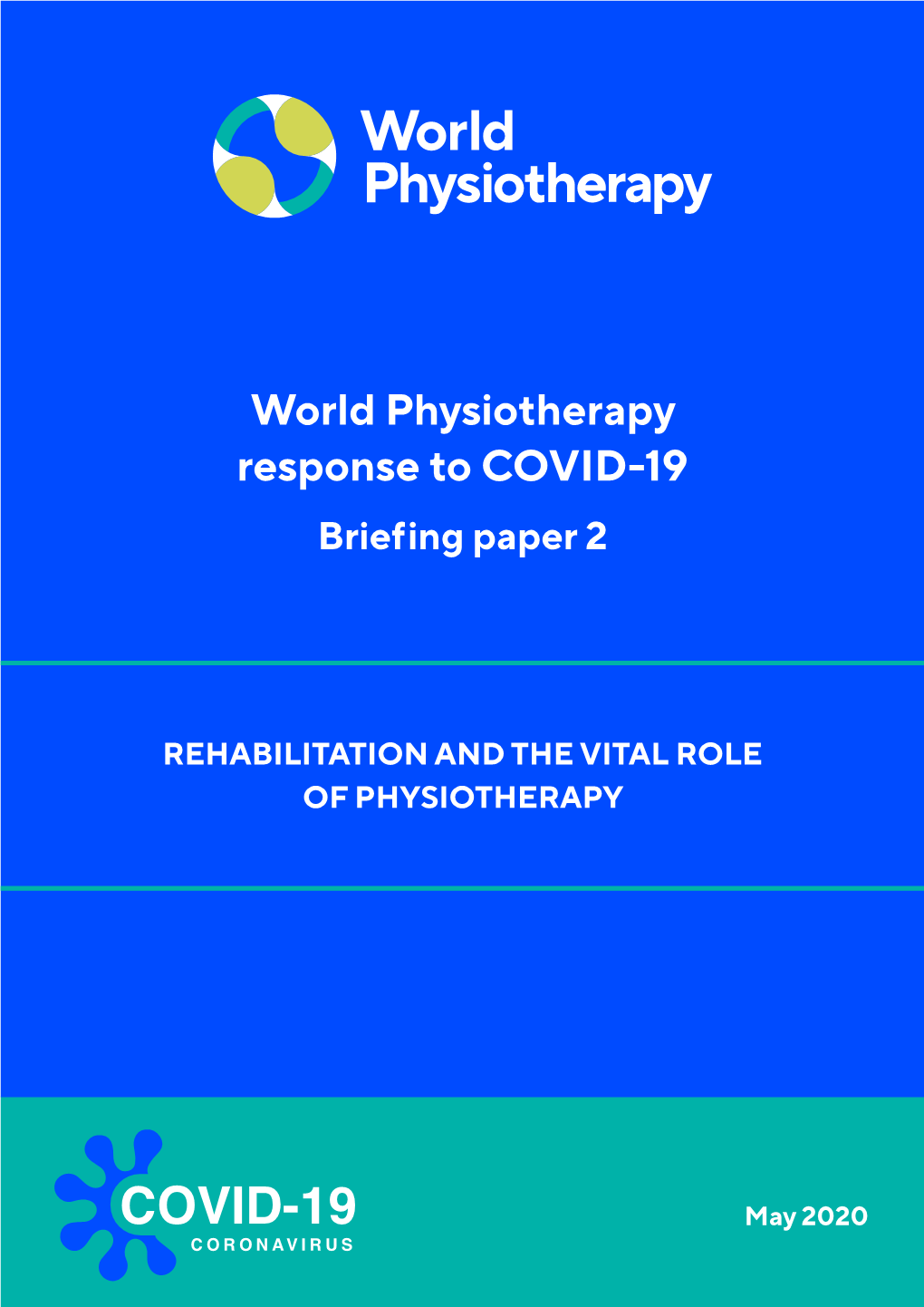 World Physiotherapy Response to COVID-19 Briefing Paper 2
