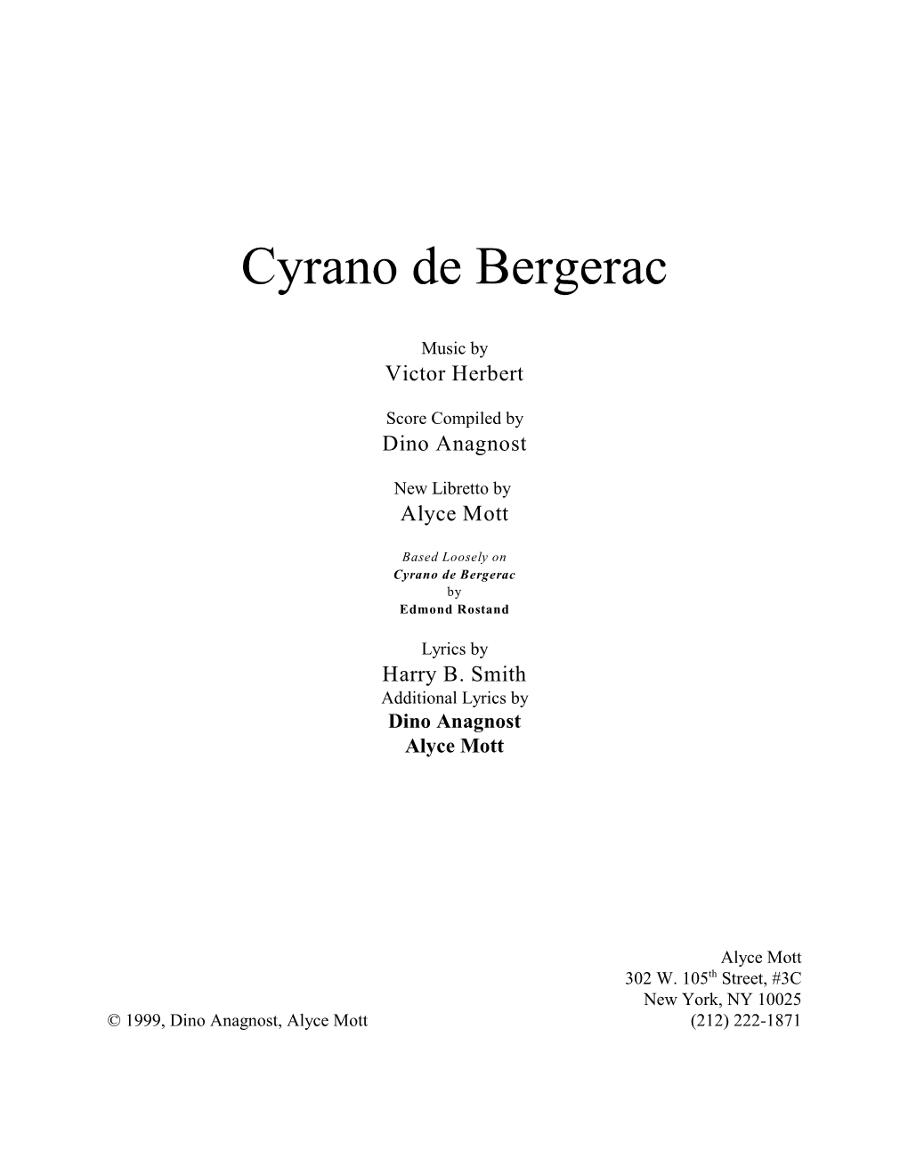 Cyrano De Bergerac