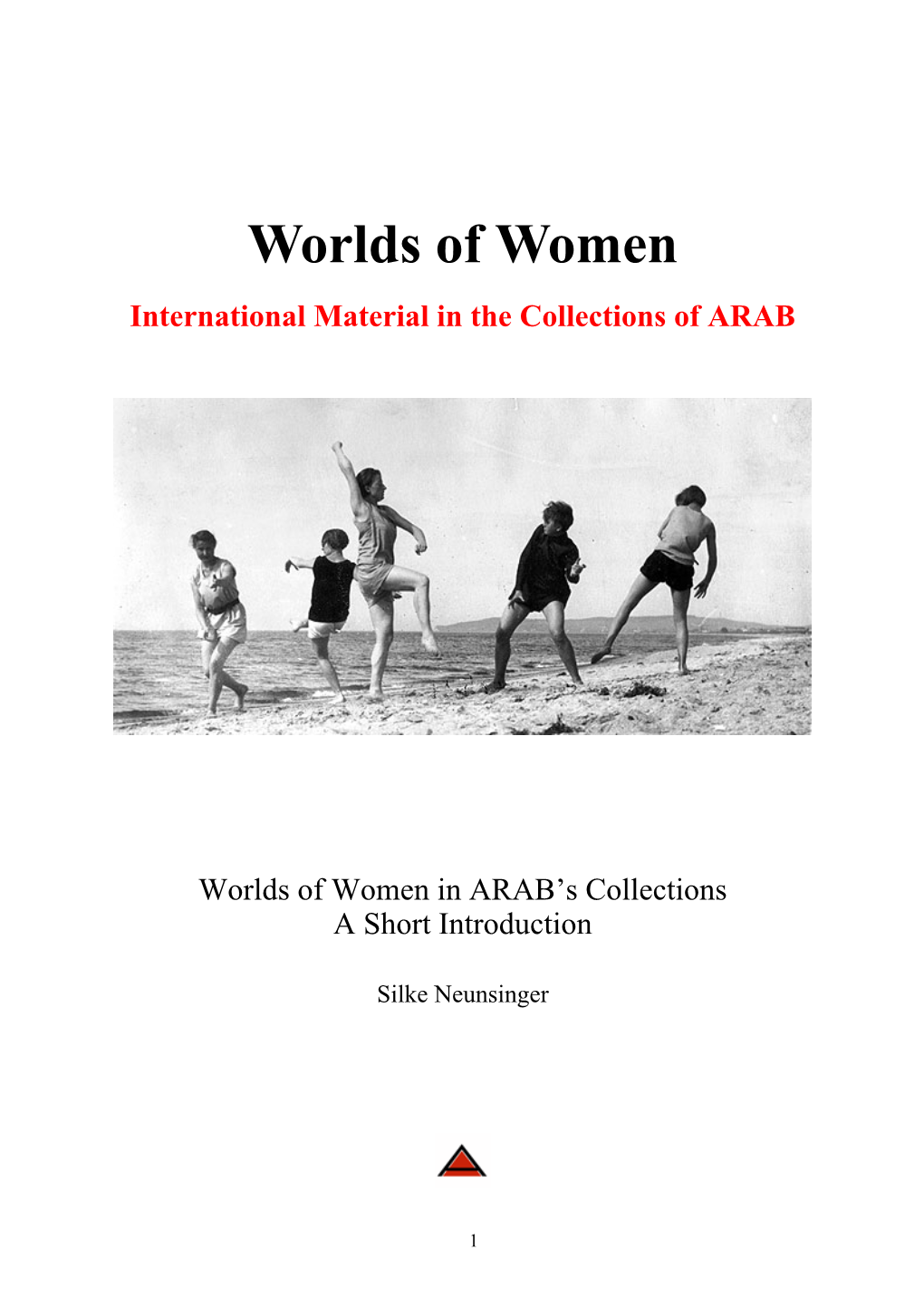 Worlds of Women in ARAB's Collections — a Short Introduction