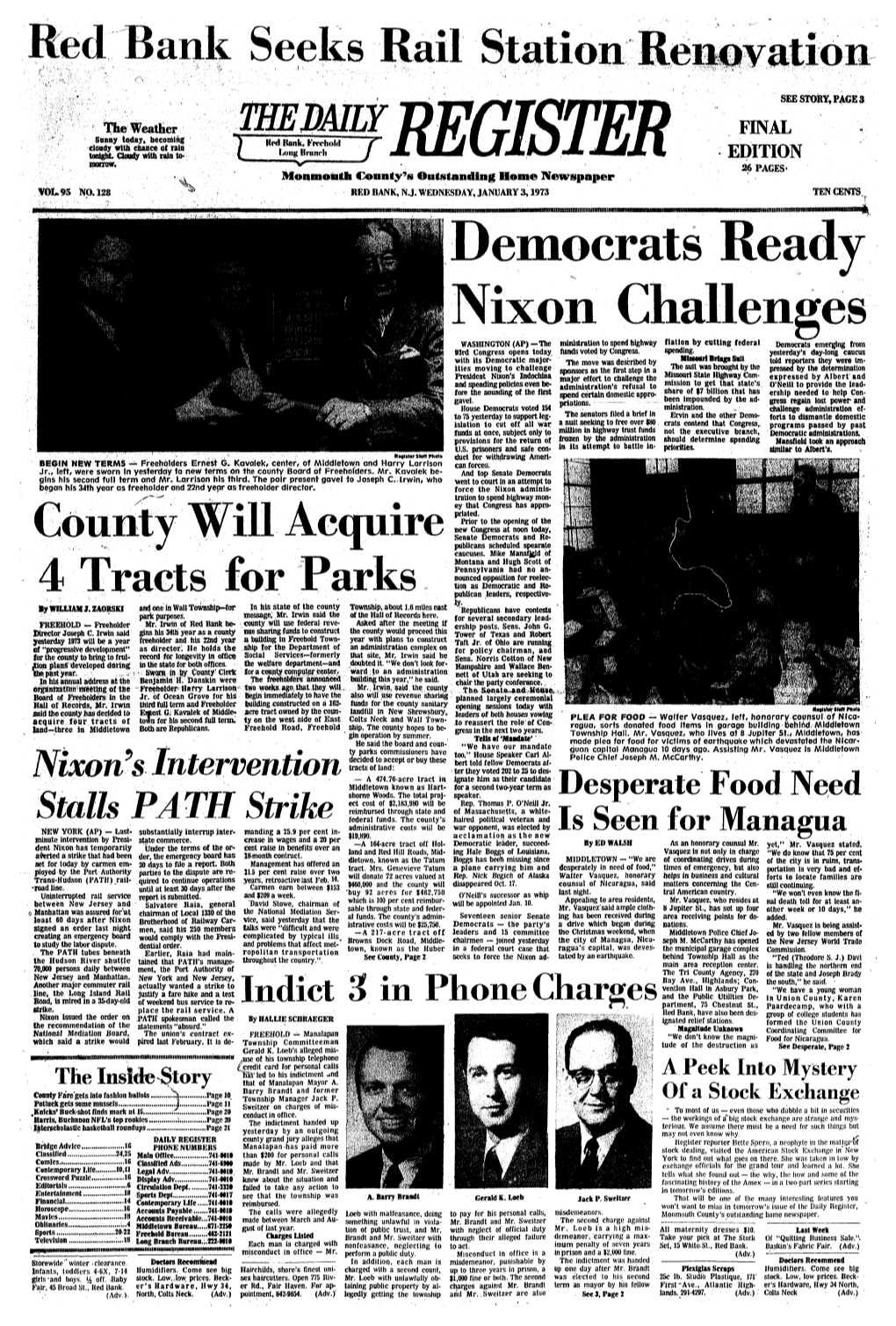 Democrats Ready Nixon Challenges