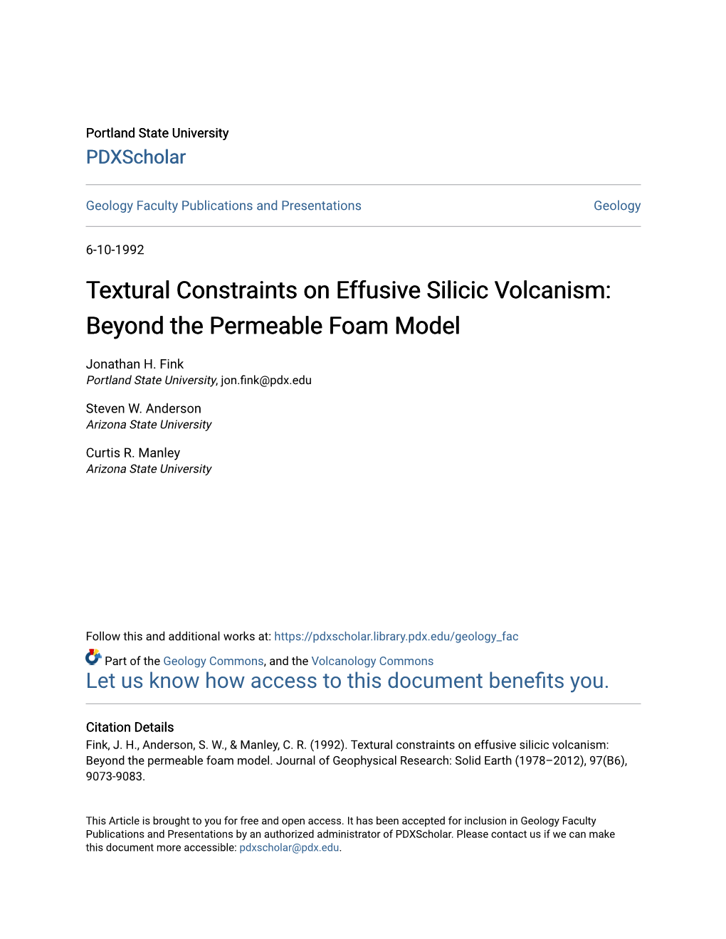 Textural Constraints on Effusive Silicic Volcanism: Beyond the Permeable Foam Model