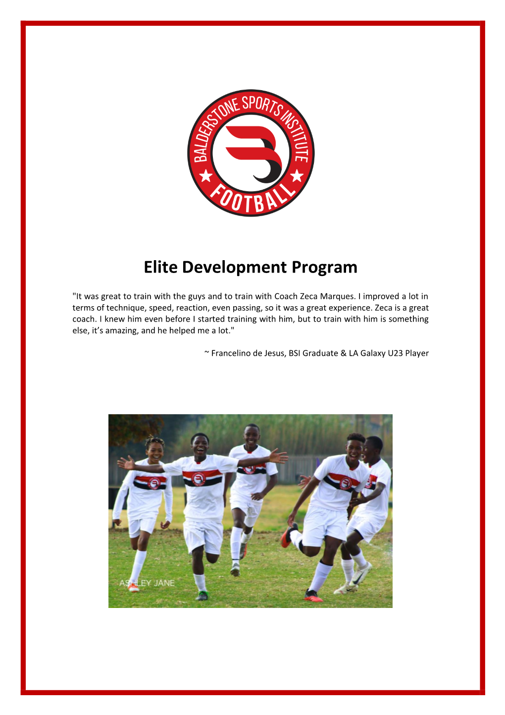 Elite Development Program