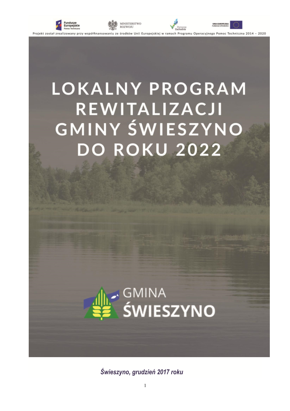 Lokalny Program Rewitalizacji Gminy Świeszyno Do