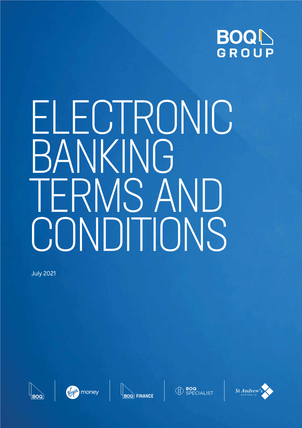 ELECTRONIC BANKING TERMS and CONDITIONS – Version 07/21 2