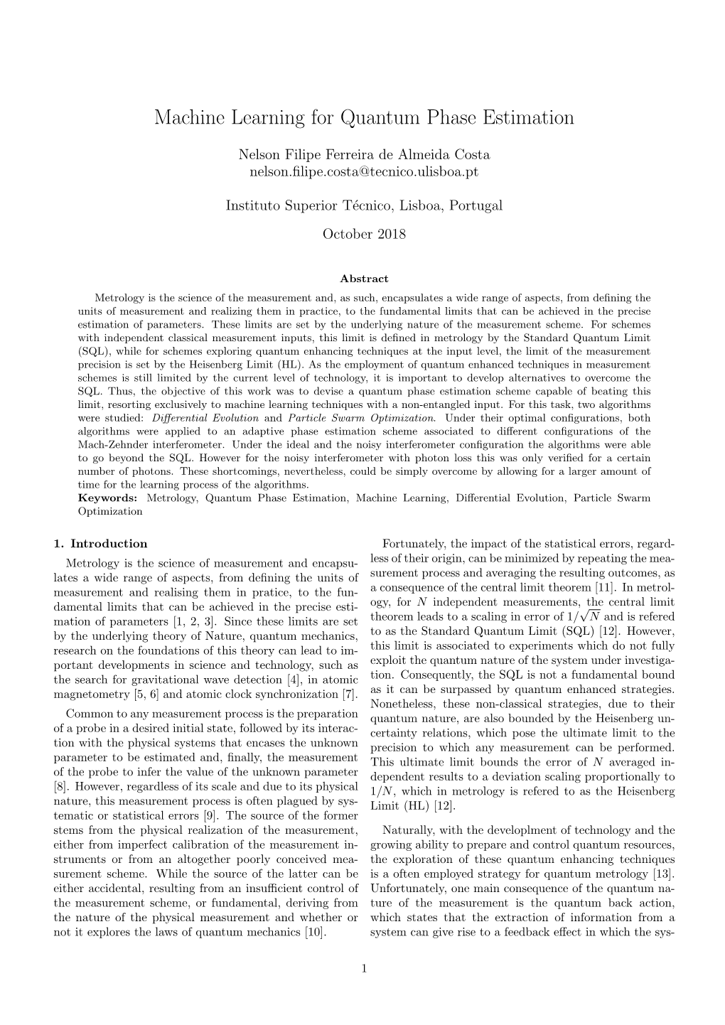 Machine Learning for Quantum Phase Estimation