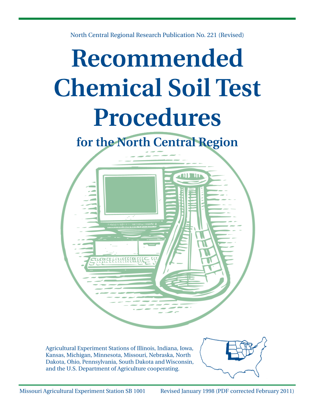 Recommended Chemical Soil Test Procedures for the North Central Region