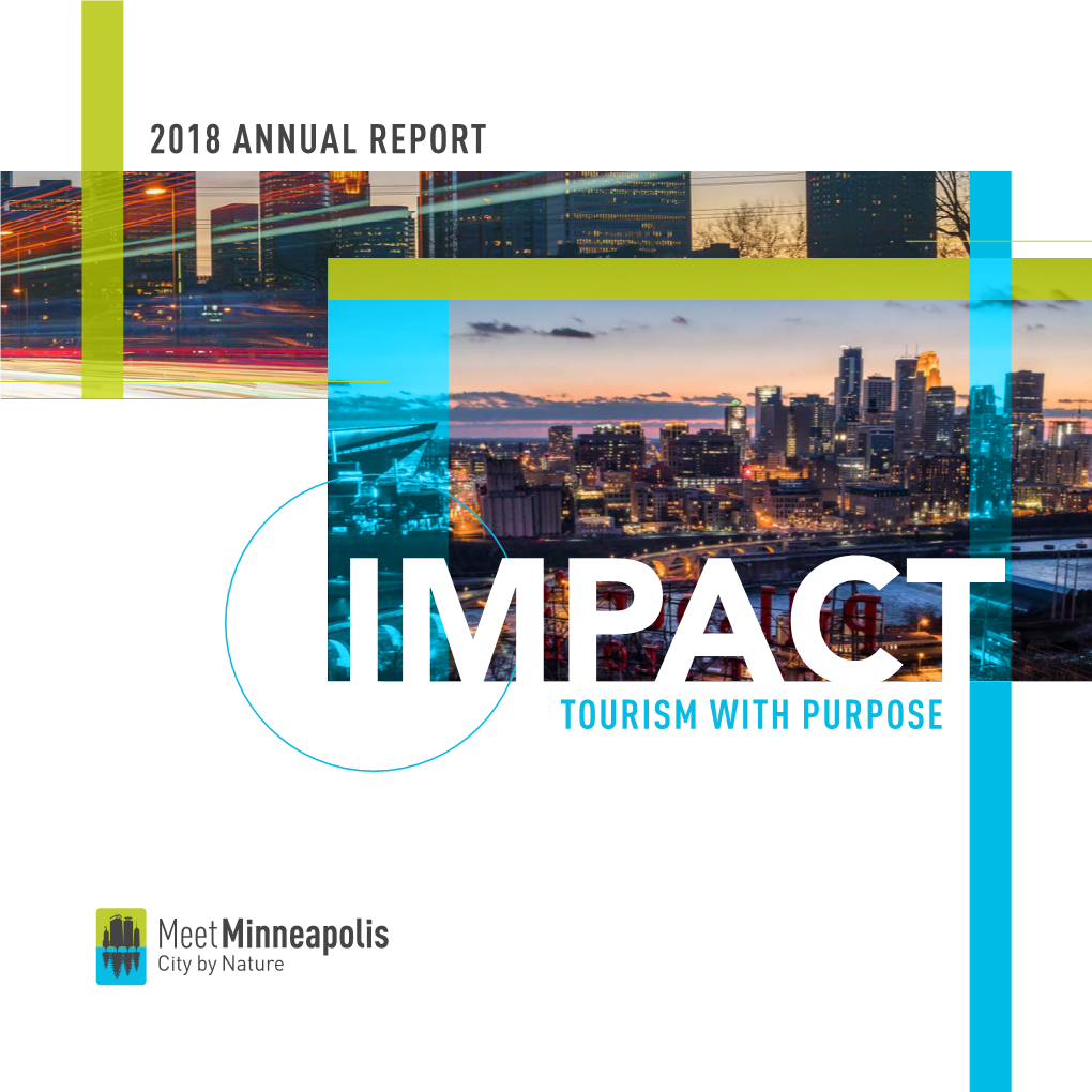 Tourism with Purpose 2018 Annual Report