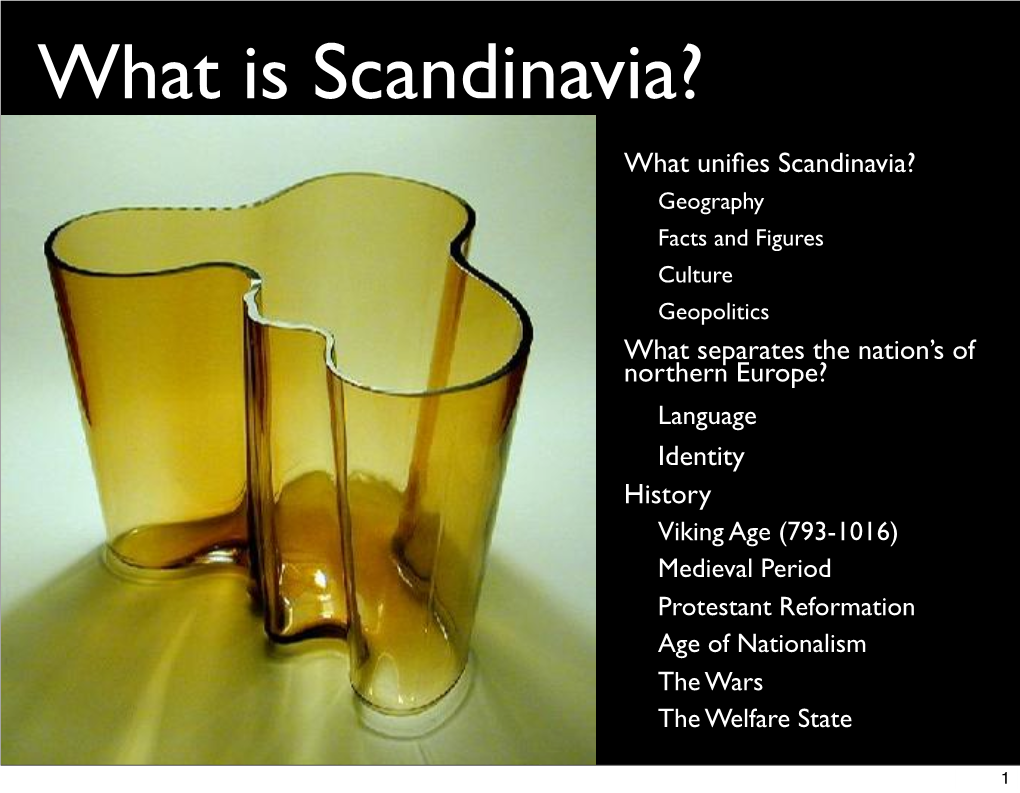 What Is Scandinavia?