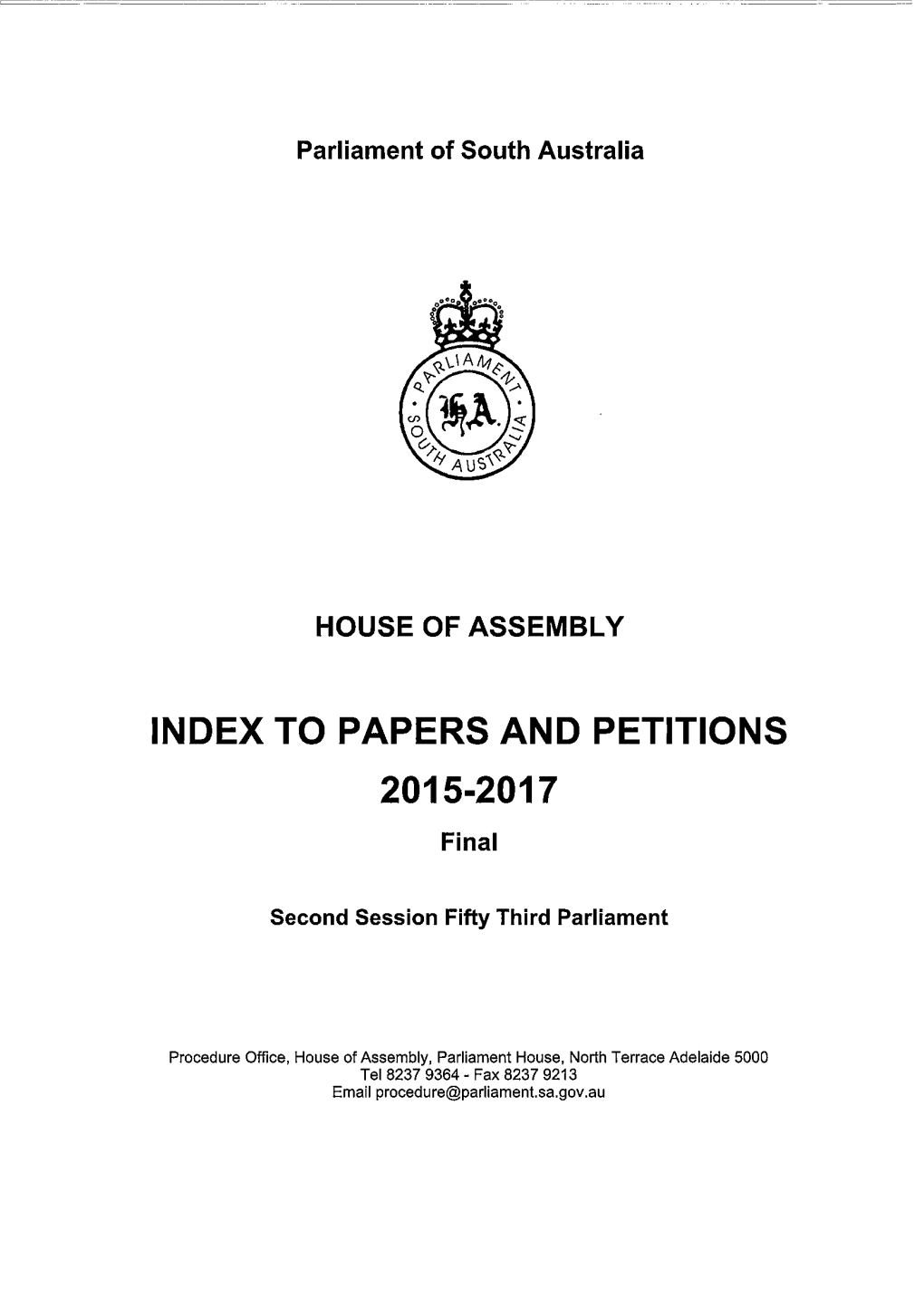 Index 2015 to 2017