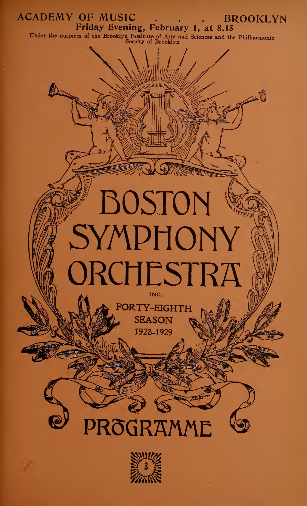 Boston Symphony Orchestra Concert Programs, Season 48,1928-1929, Trip