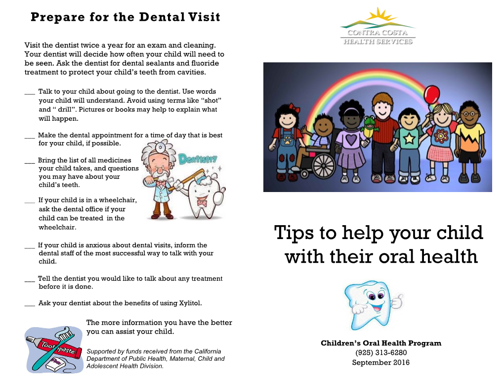 Tips to Help Your Child with Their Oral Health