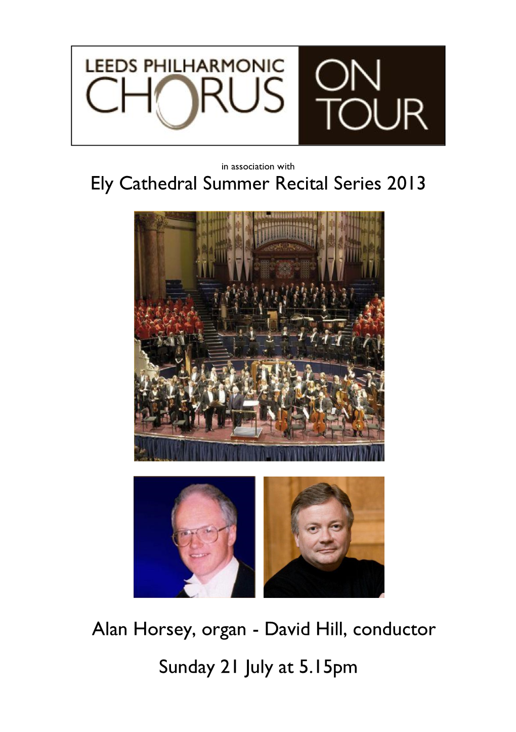 Ely Cathedral Summer Recital Series 2013 Alan Horsey, Organ