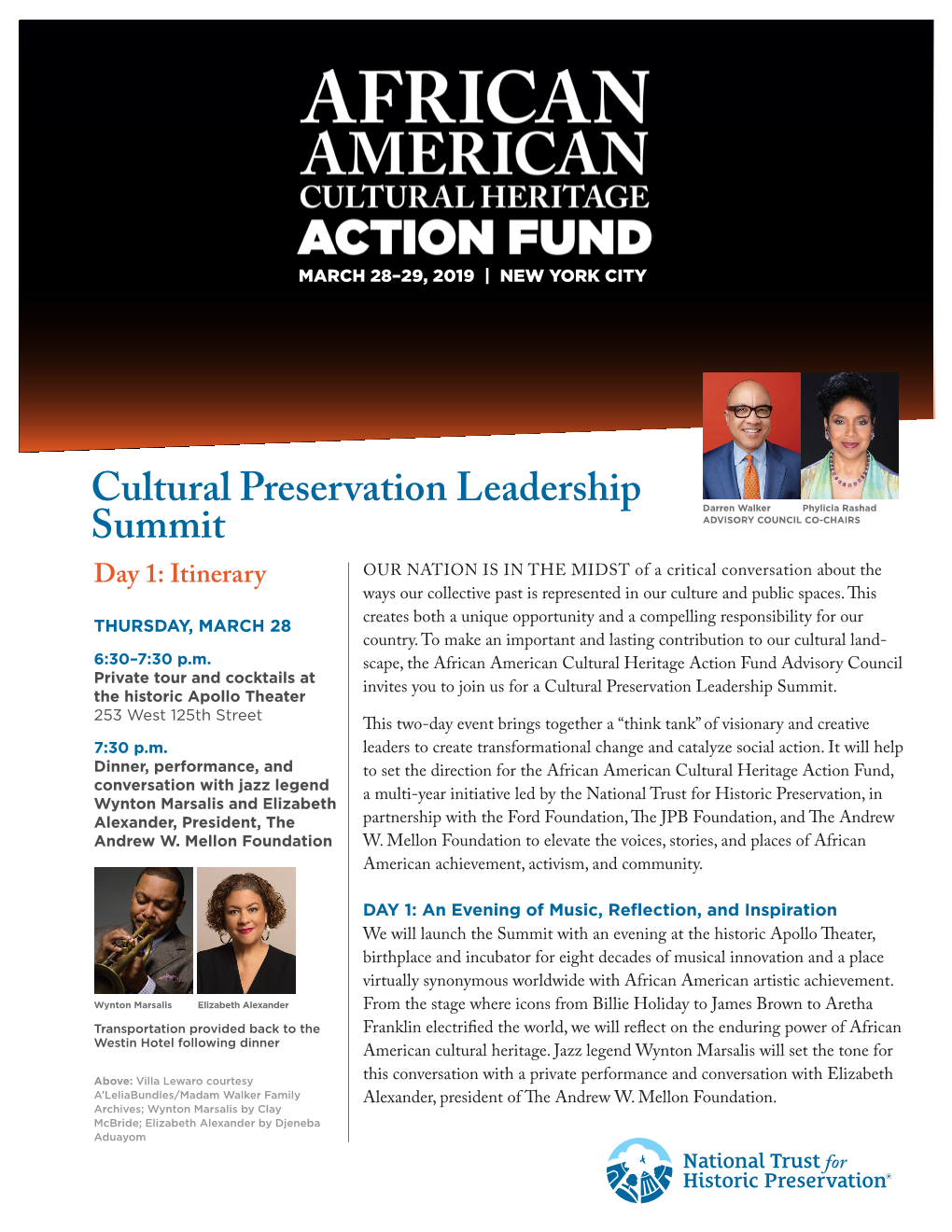 Cultural Preservation Leadership Summit