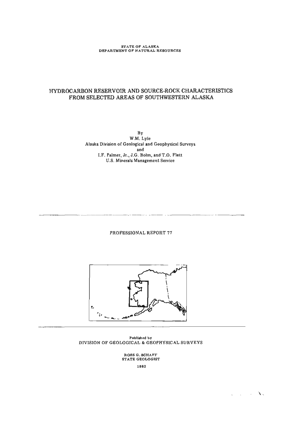 Hydrocarbon Reservoir and Source-Rock Characteristics from Selected Areas of Southwestern Alaska