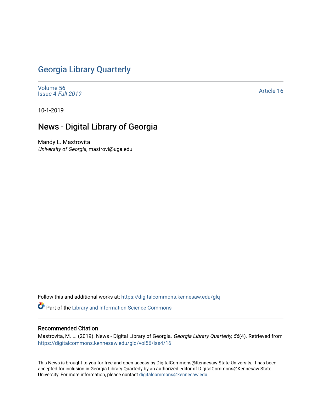 Digital Library of Georgia