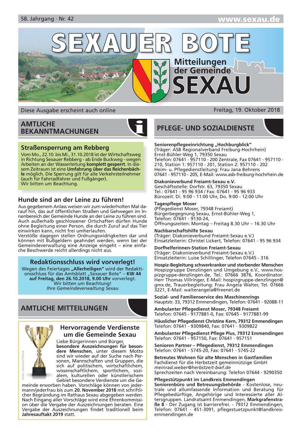 Sexauer Bote 2018-KW42