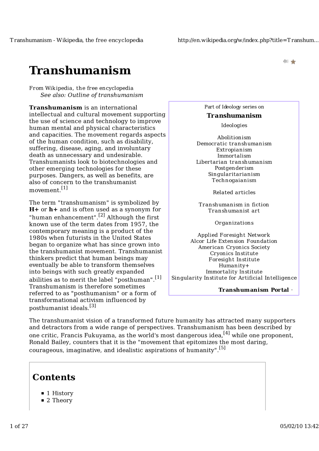 Transhumanism