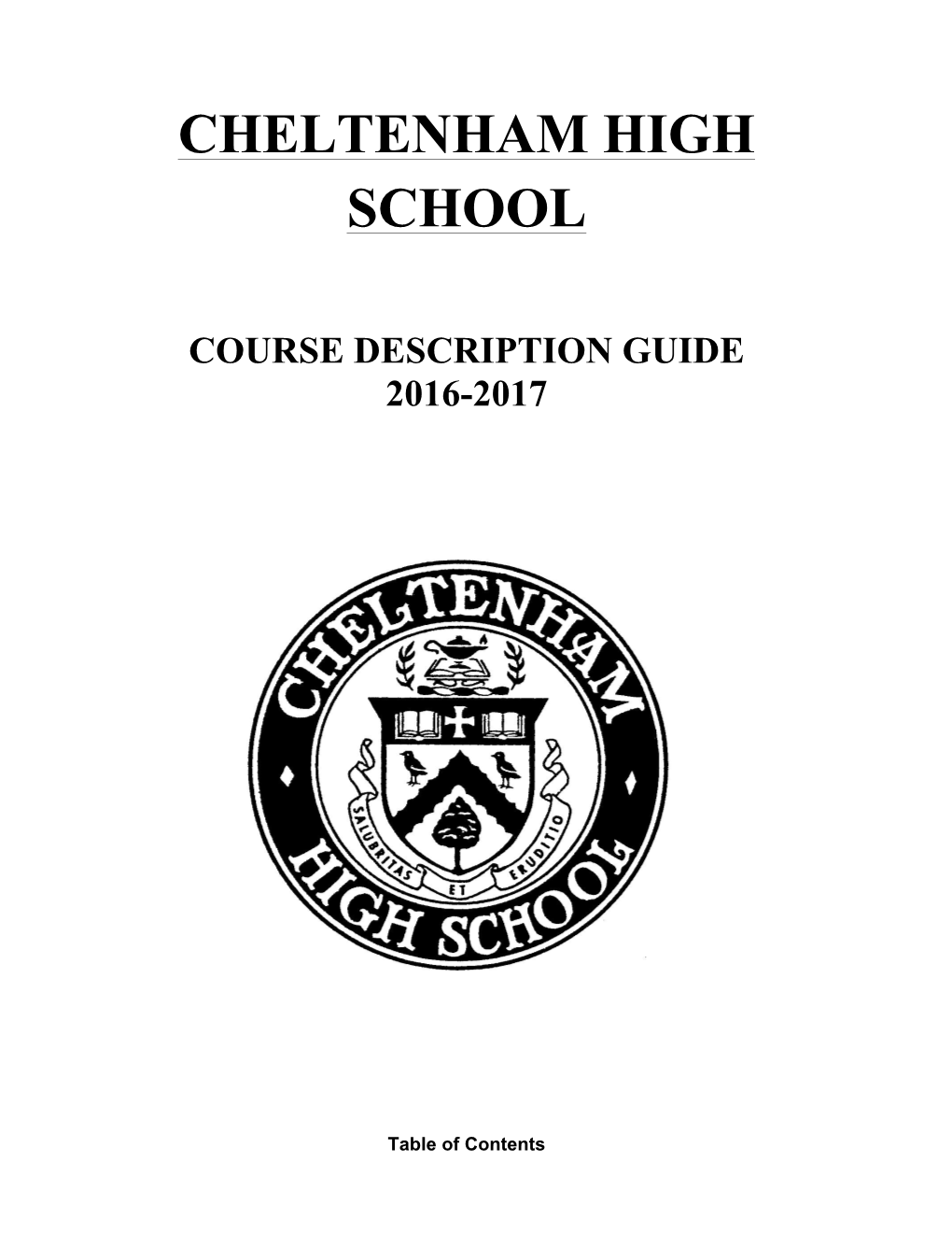 Cheltenham High School