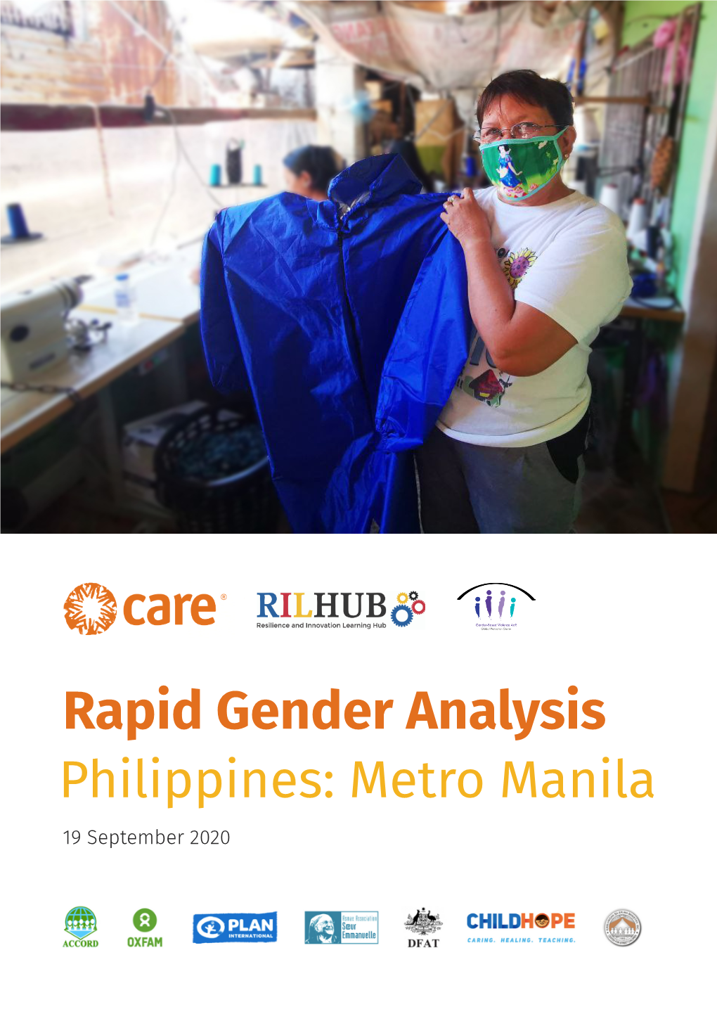 Rapid Gender Analysis Philippines: Metro Manila 19 September 2020 Acknowledgements Authors