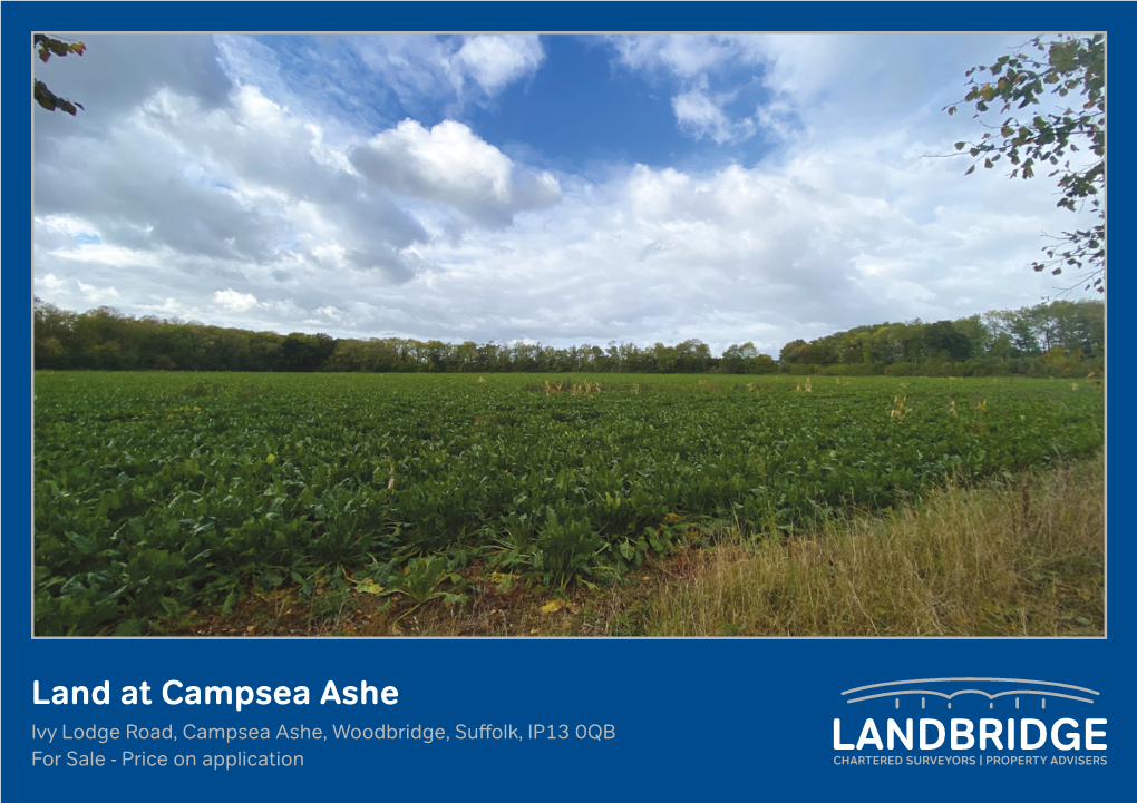 Land at Campsea Ashe