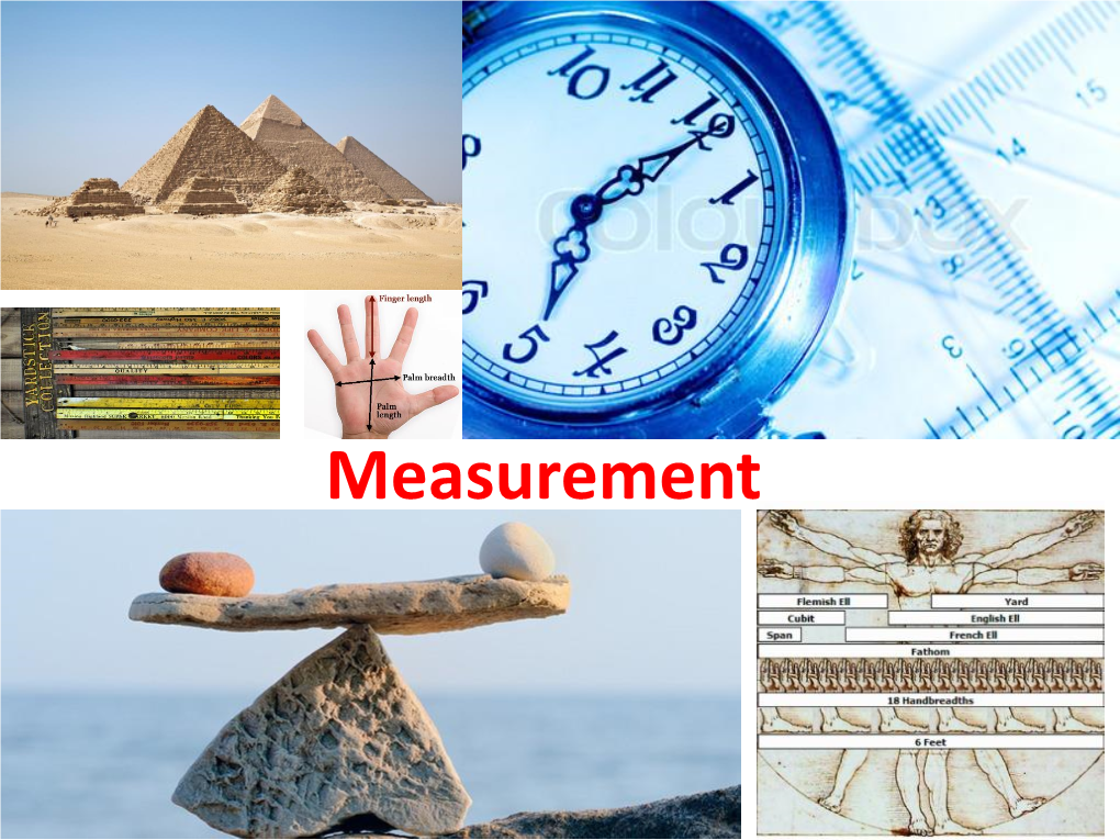 The History of Measurements