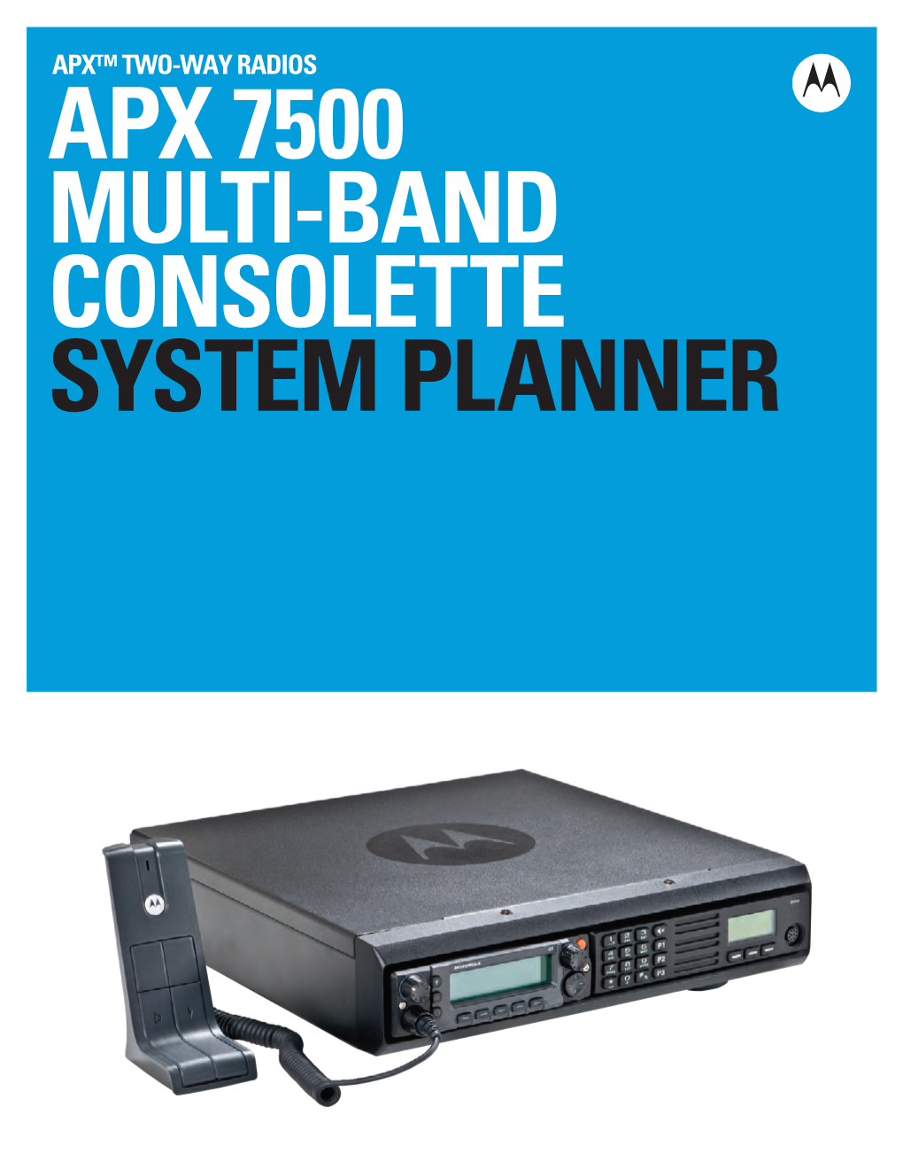 APX Consolette System Planner