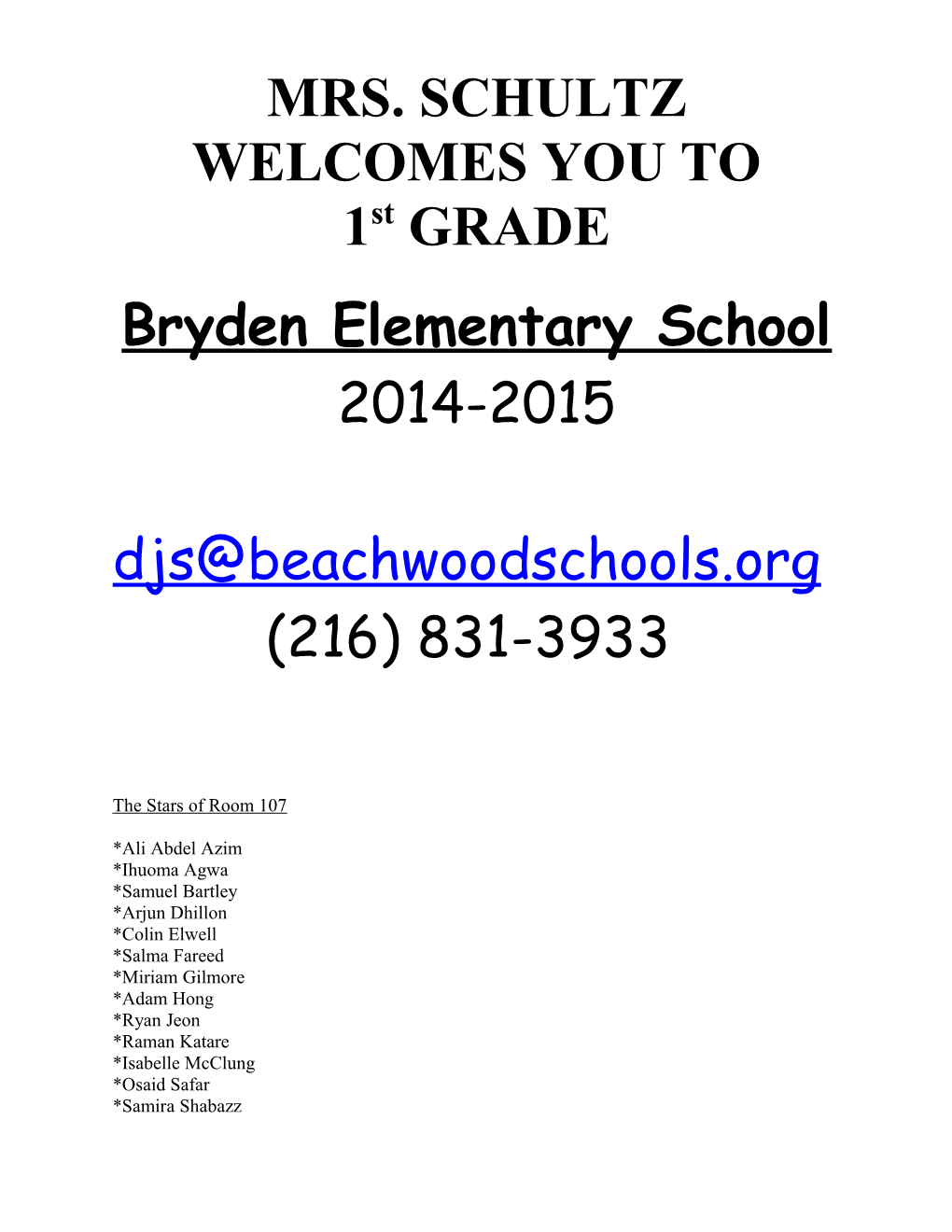 Bryden Elementary School