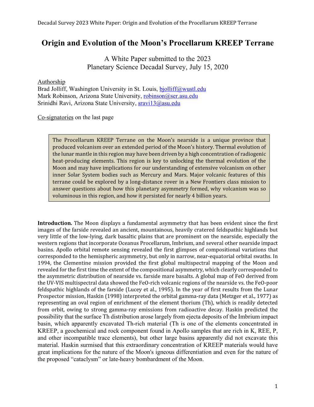 Origin and Evolution of the Moon's Procellarum KREEP