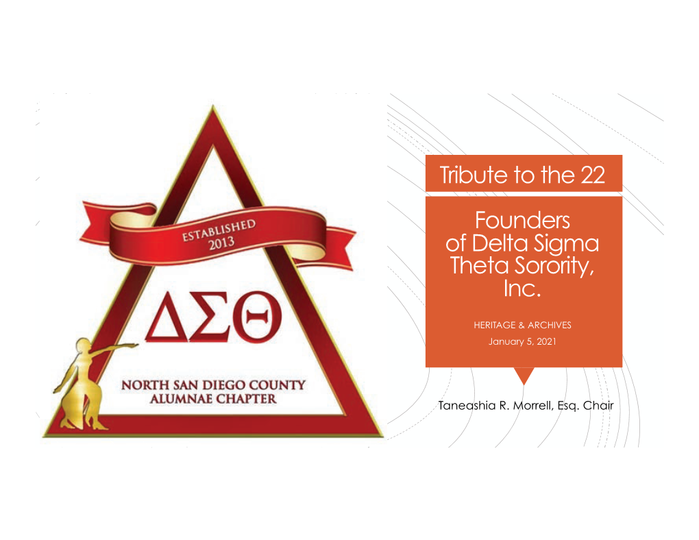 Founders of Delta Sigma Theta Sorority, Inc