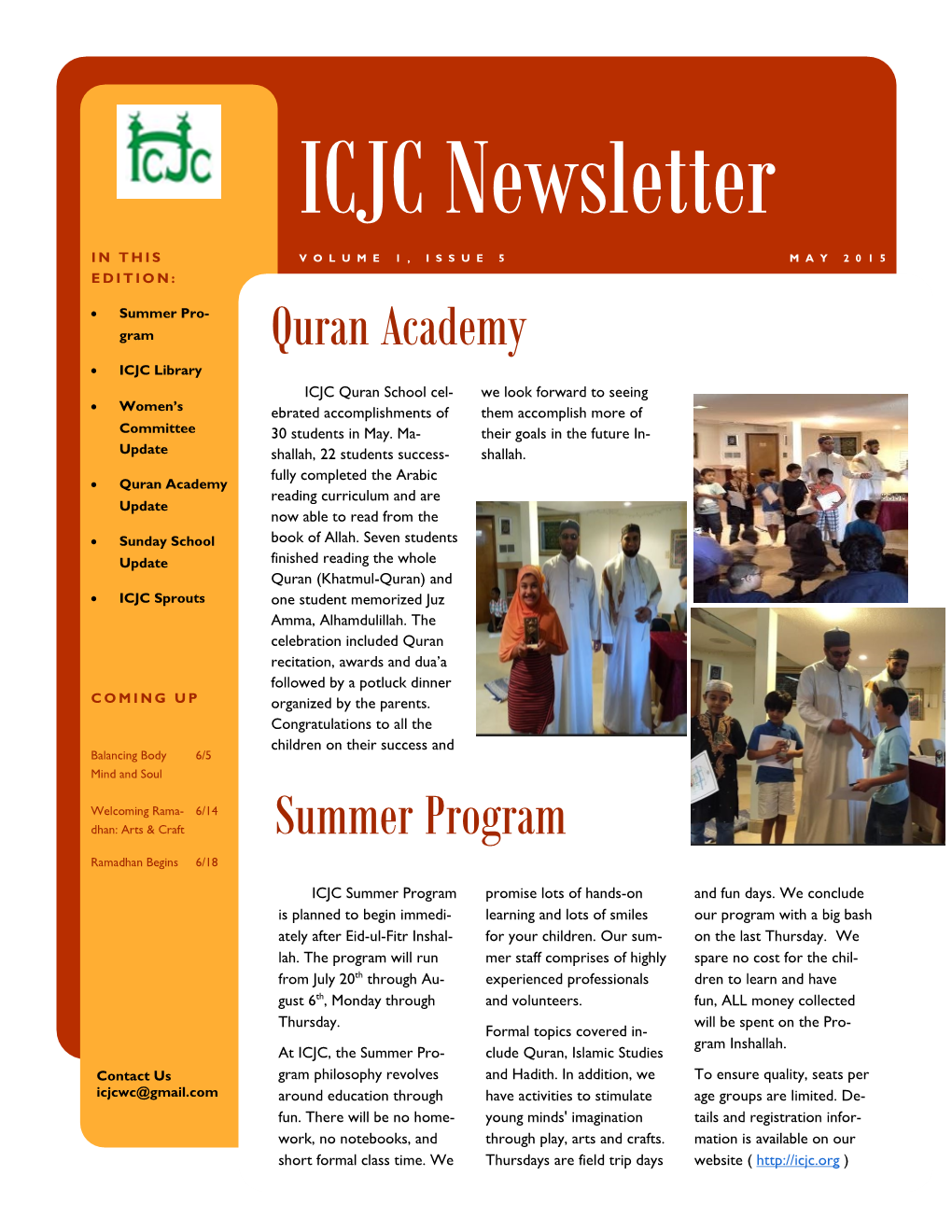 Quran Academy Summer Program