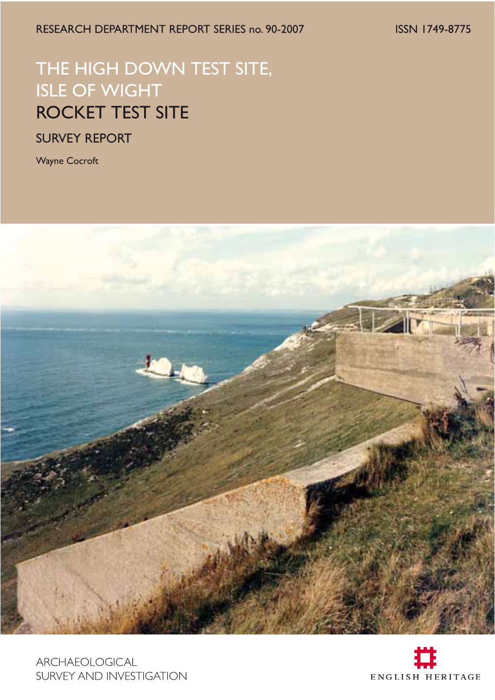 The High Down Test Site, Isle of Wight Rocket Test Site Survey Report