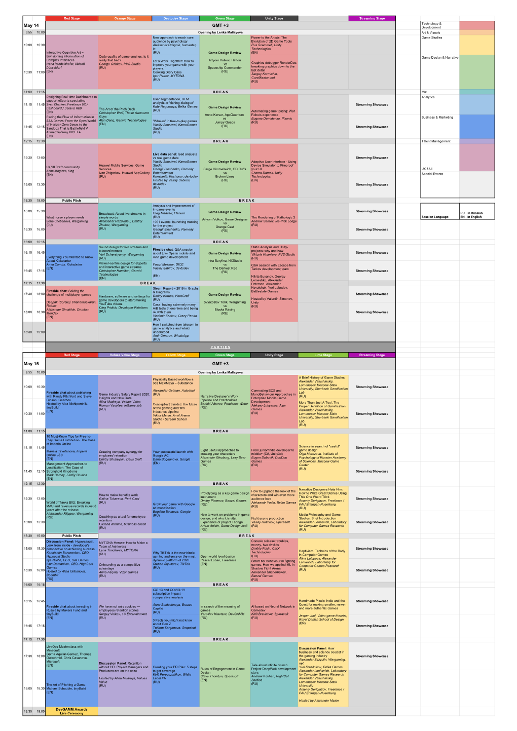 Schedule Devgamm Online